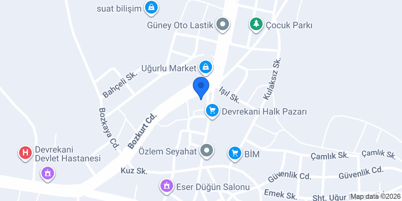 Duraklar Gıda konumu