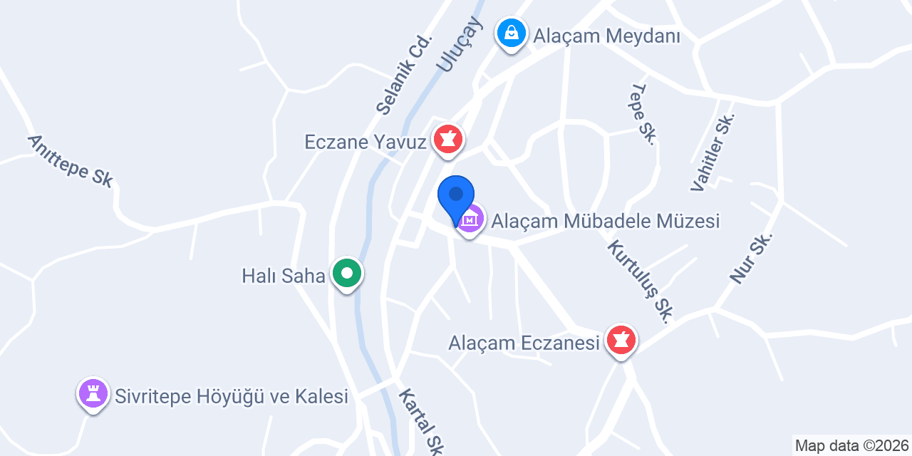 Alaçam Taksi konumu