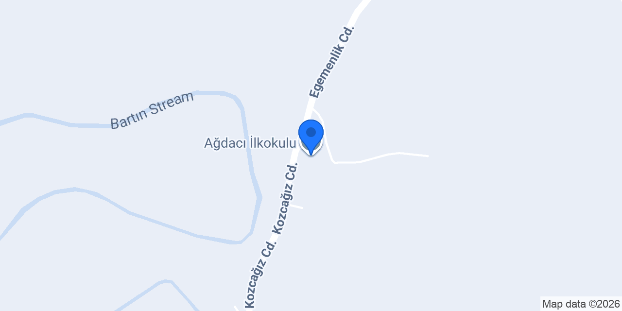Ağdacı İlkokulu konumu
