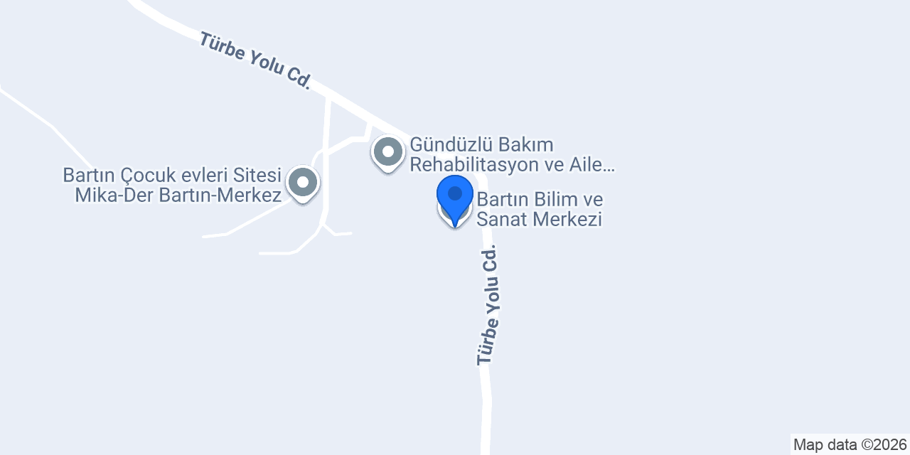 Bartın Bilim ve Sanat Merkezi konumu