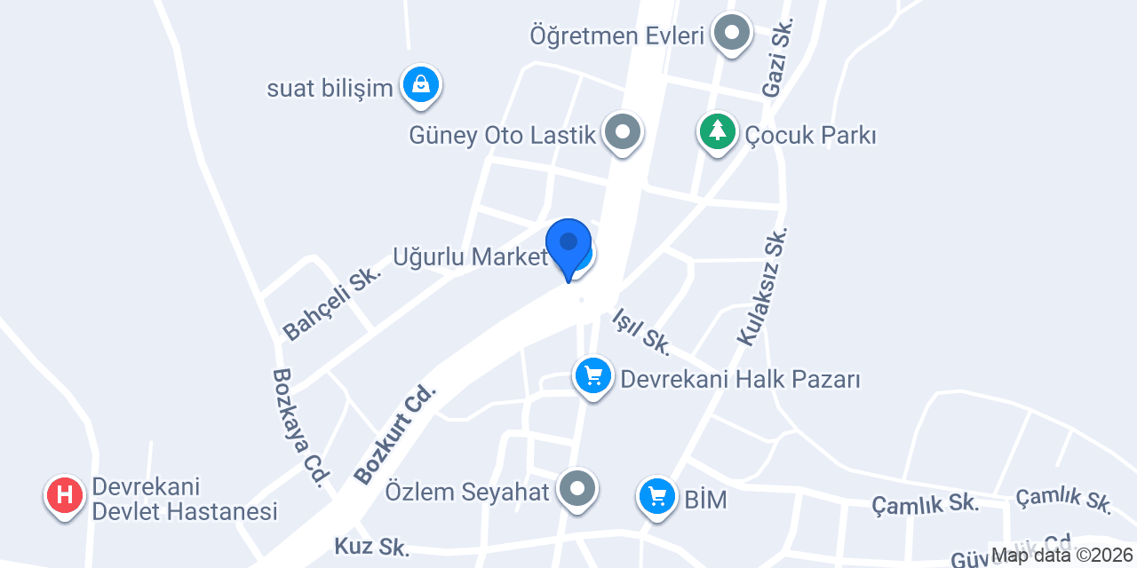 Recep Oto Lastik konumu