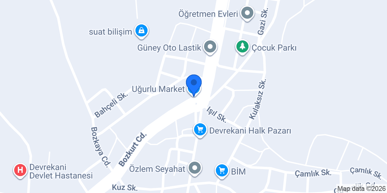 Uğurlu Market konumu