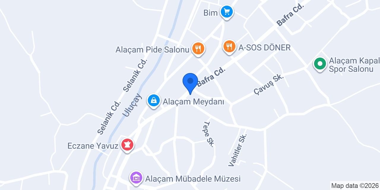Papatya Çiçekçilik konumu