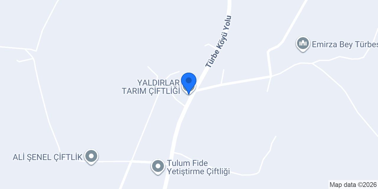 YALDIRLAR TARIM ÇİFTLİĞİ konumu