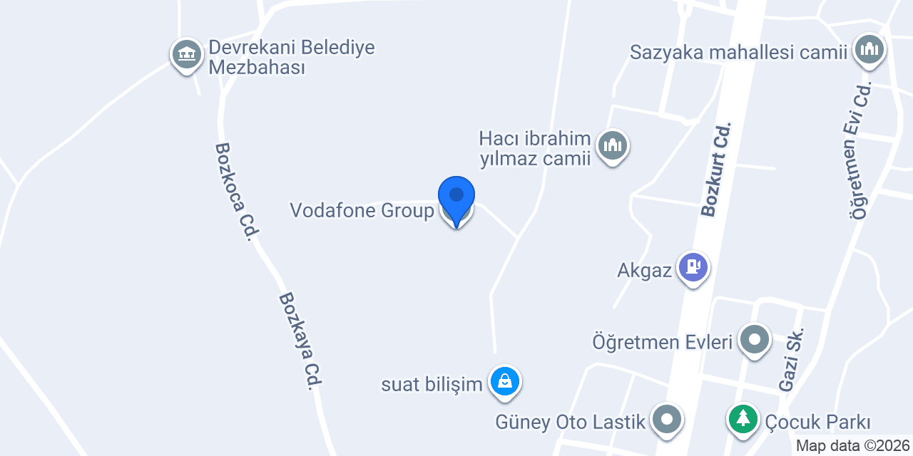 Vodafone Group Plc konumu
