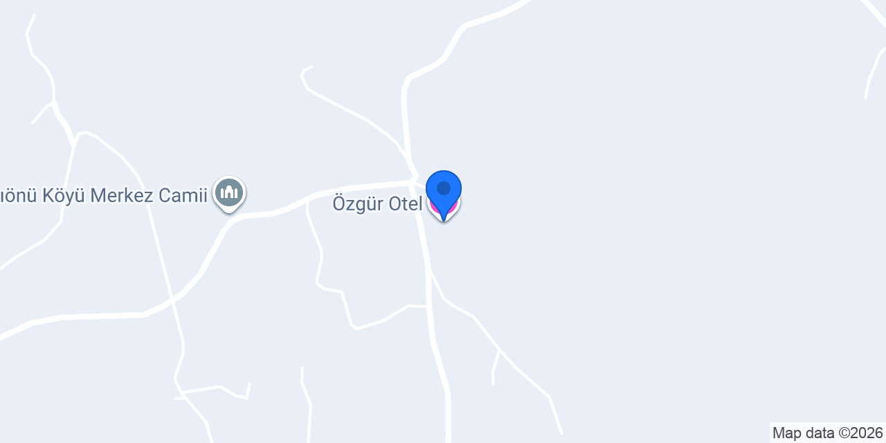 Özgür Otel konumu