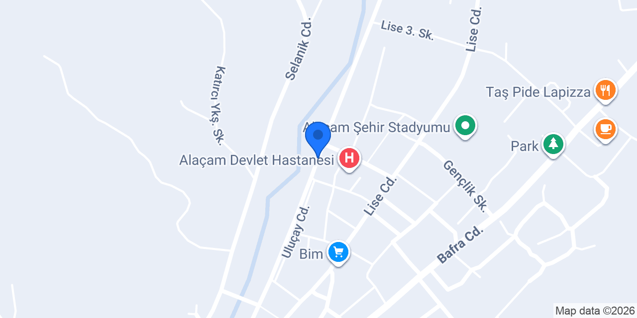 AS BAFRA ALAÇAM konumu