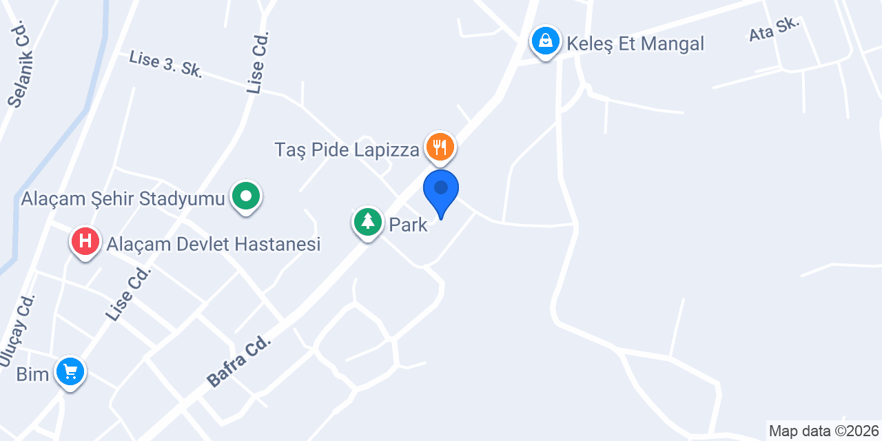 Alaçam Apart&Pansiyon konumu