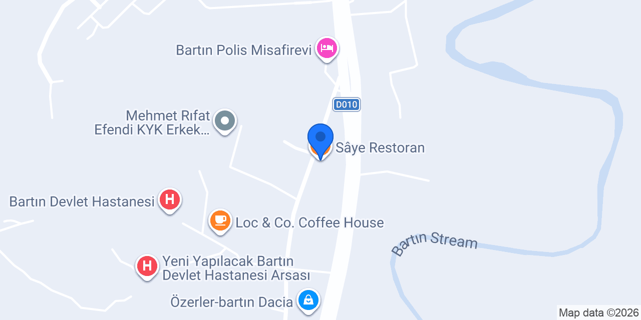 Sâye Restoran konumu