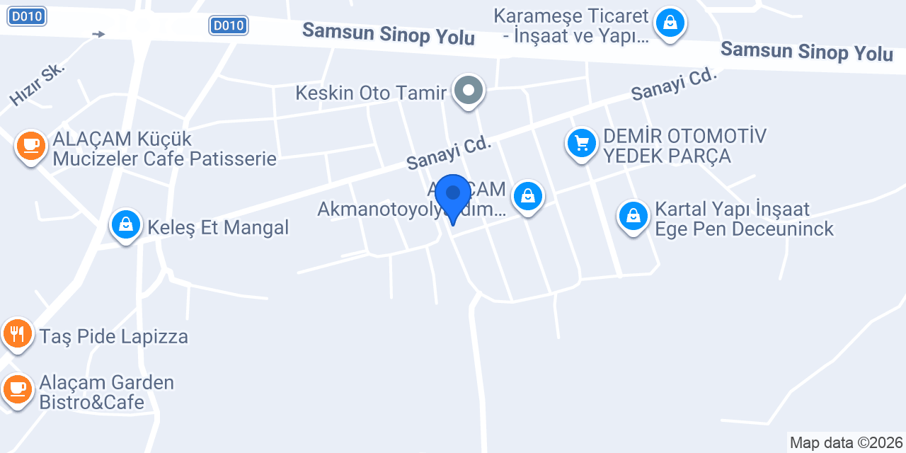 İnanıroğlu Orman Ürünleri Ve Kereste İmalatı konumu