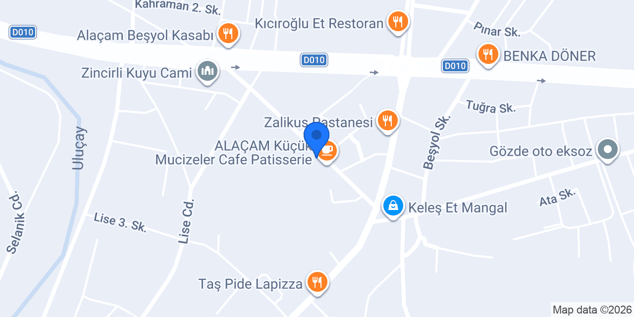Alaçam Anaokulu konumu