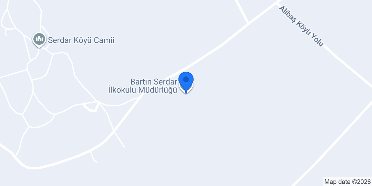Bartın Serdar İlkokulu Müdürlüğü konumu