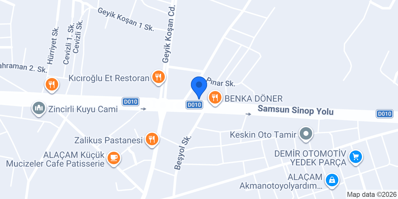 Karipoğlu Otomotiv konumu