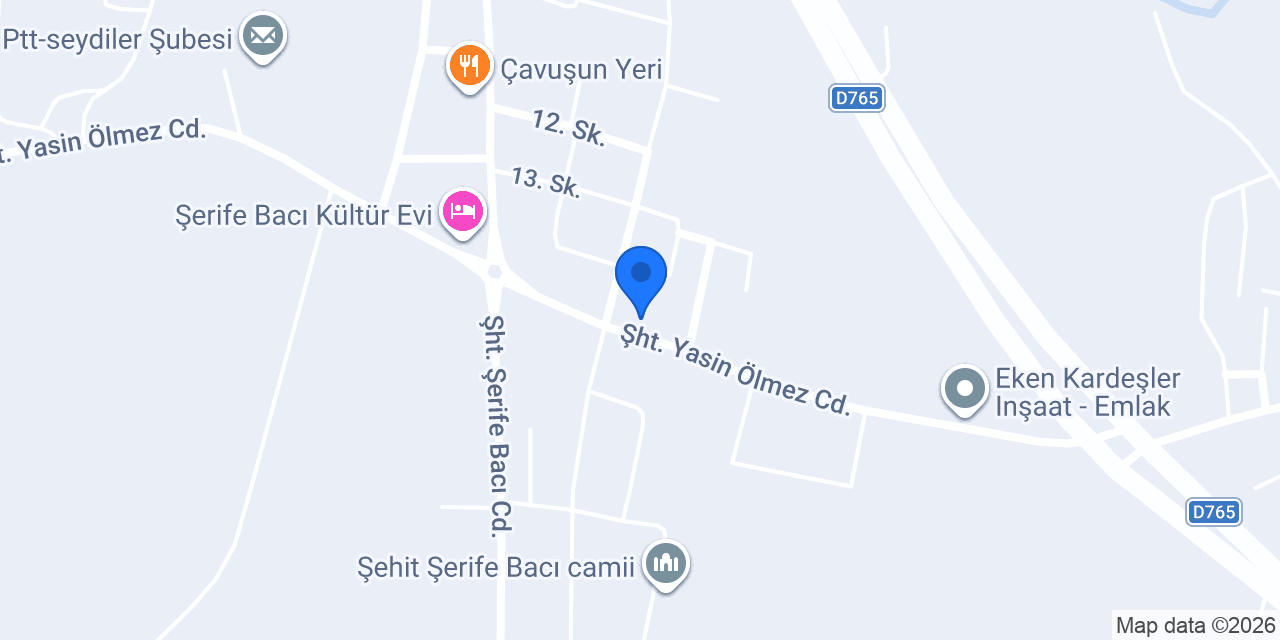 Halkbank Seydiler Kastamonu Şubesi konumu