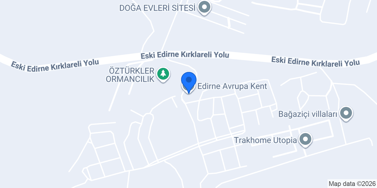 Edirne Avrupa Kent konumu