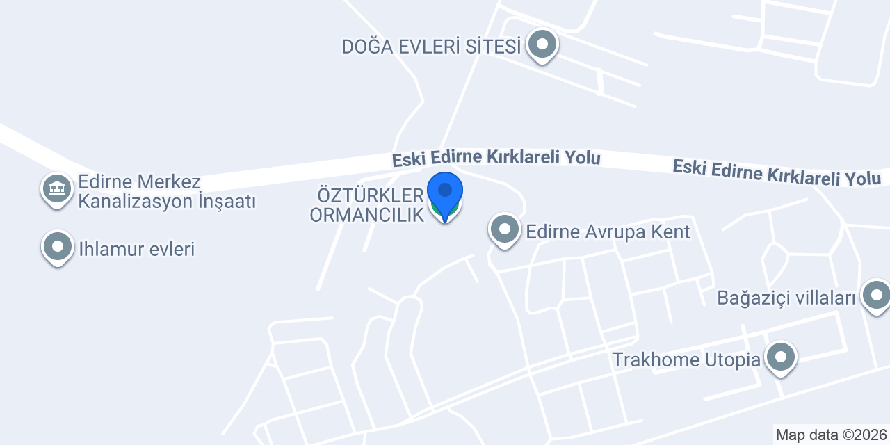ÖZTÜRKLER ORMANCILIK konumu