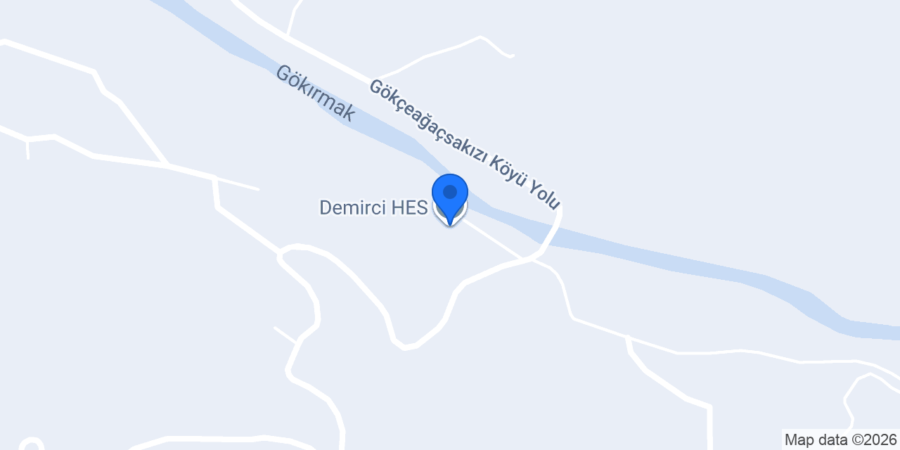 Demirci HES konumu