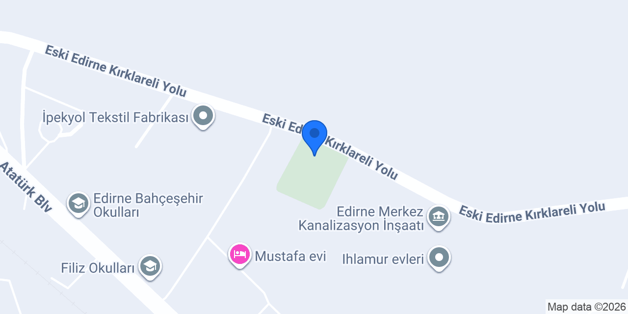 Ömür Camping Edirne konumu
