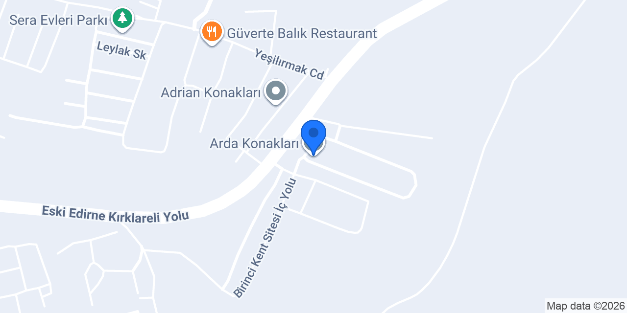 Arda Konakları konumu