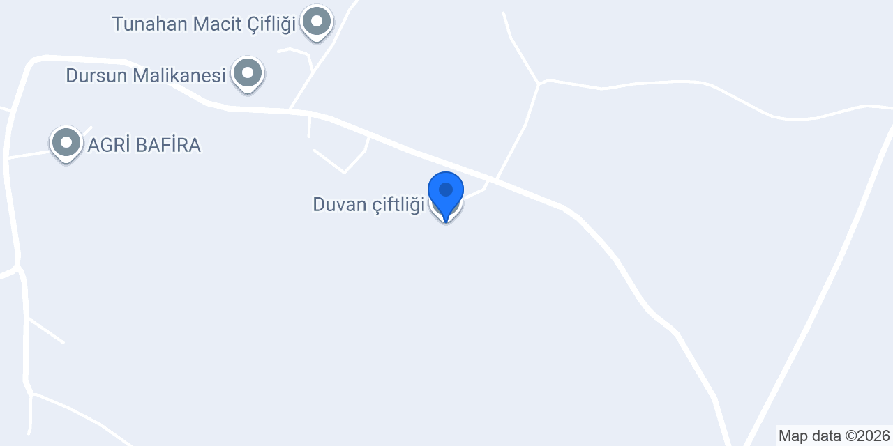 Duvan çiftliği konumu