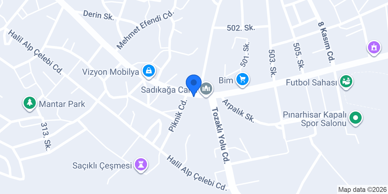 Vural Ticaret Peynircilik konumu