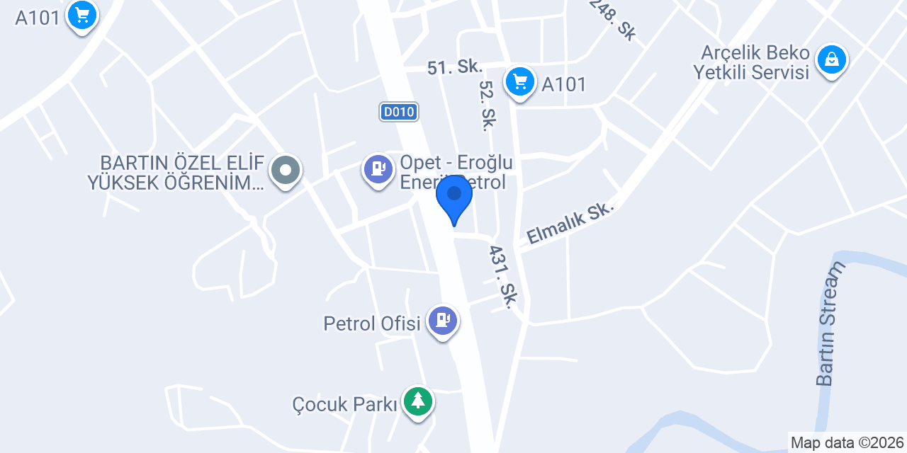 Bartın Zirve Motor konumu