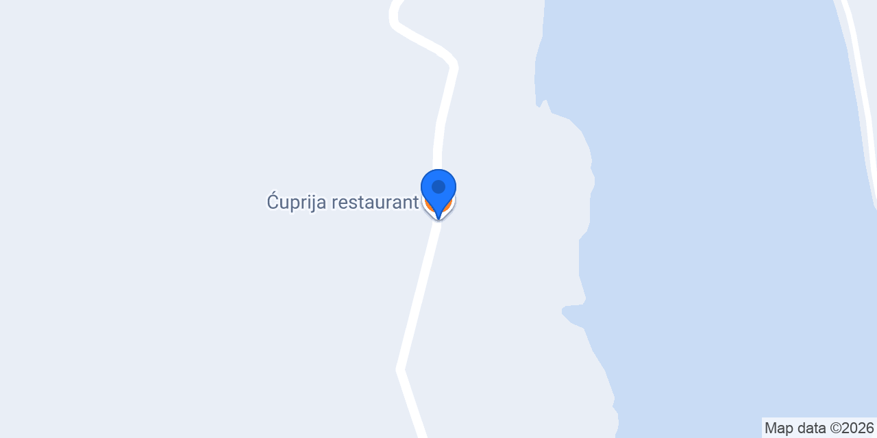 Ćuprija restaurant konumu