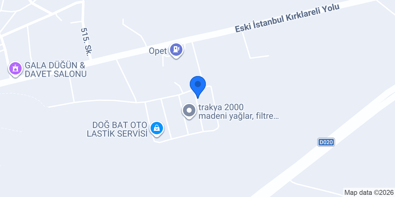 Oto Trakya konumu