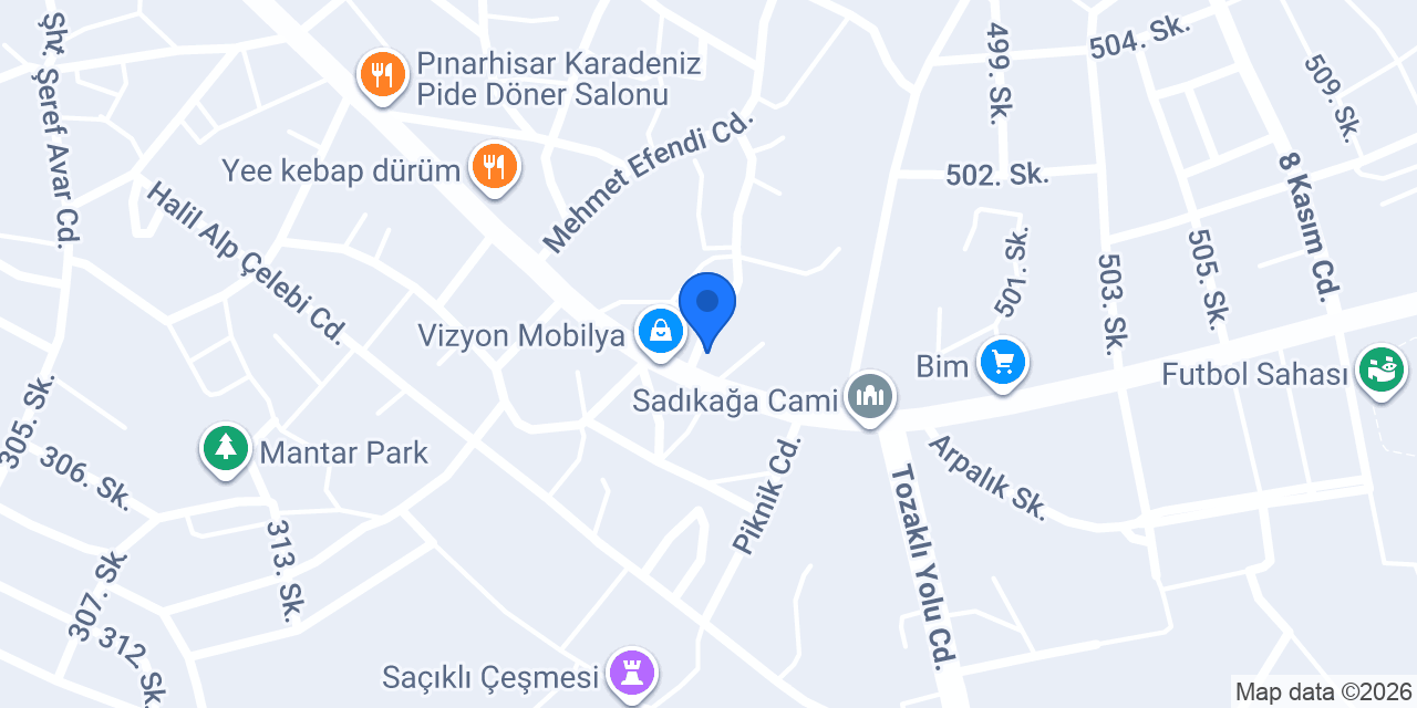 Öztürk Yapı konumu