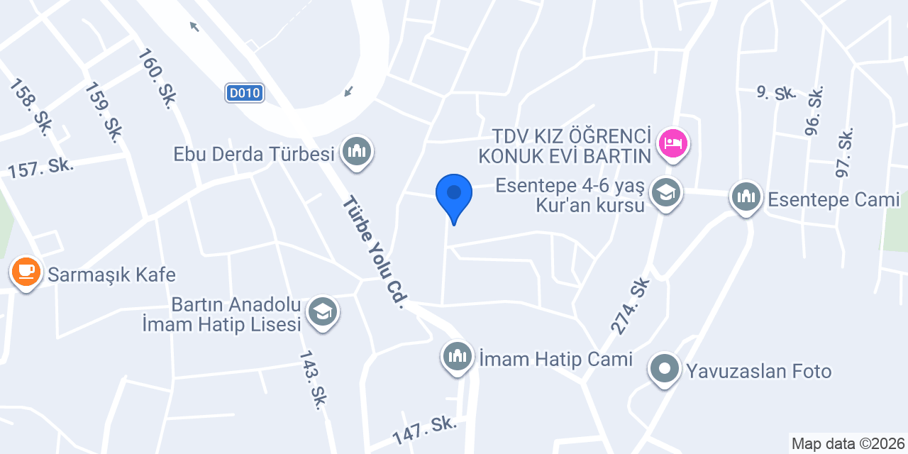 Emin Öğrenci Yurdu konumu