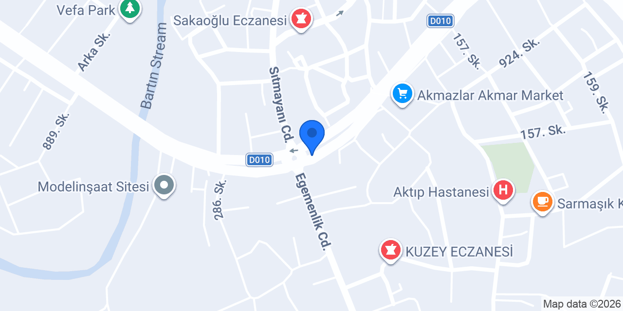 T.C. Bartın İl Özel İdaresi konumu