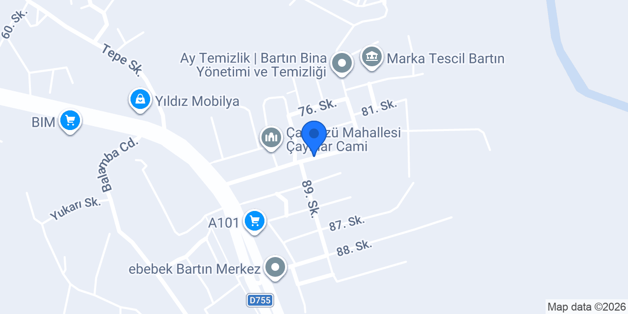BARTIN GÖZLEMECİ İZZET-İ İKRAM UNLU MAMÜLLERİ konumu