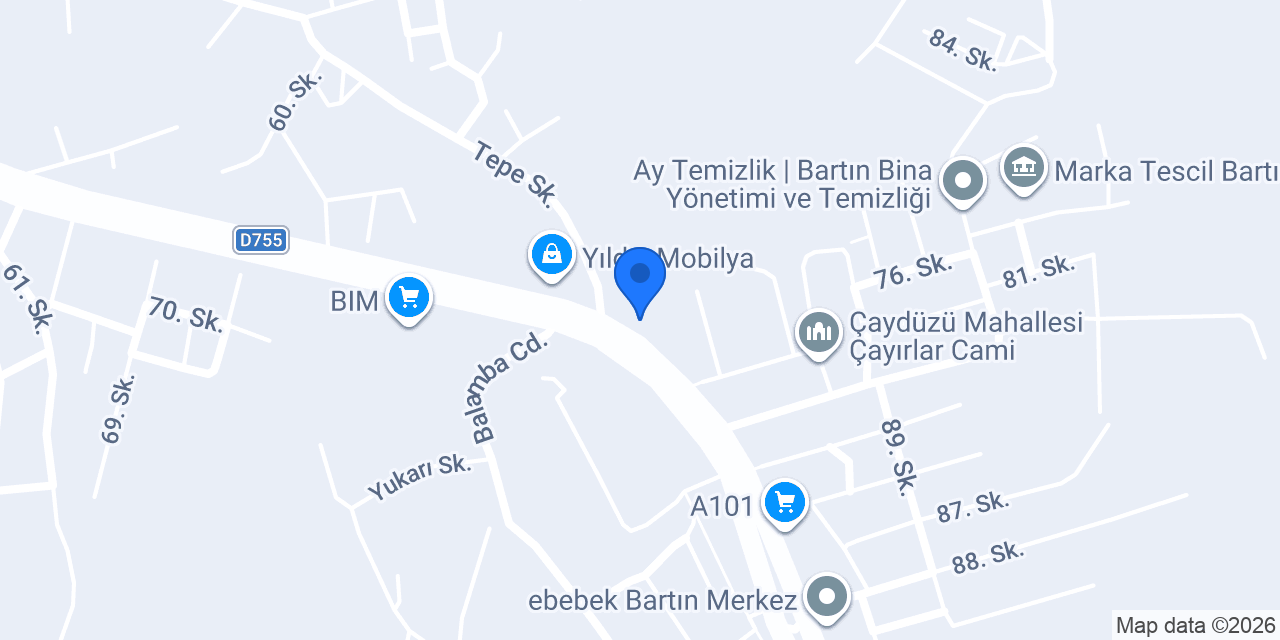 Bartın Ev Tadilat Hizmetleri konumu