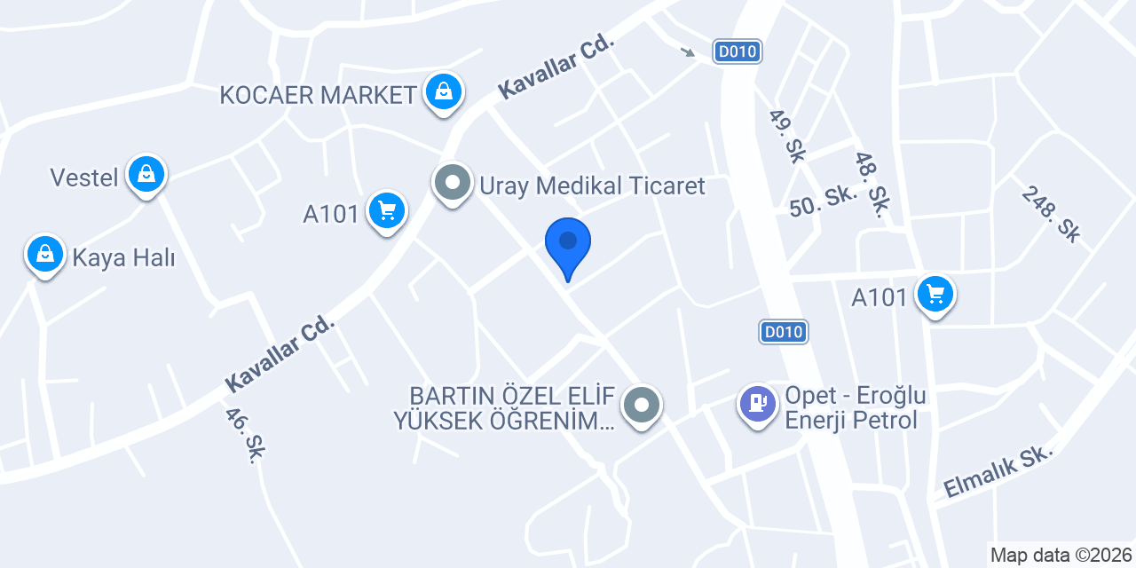 UPS_KARGO_BARTIN konumu