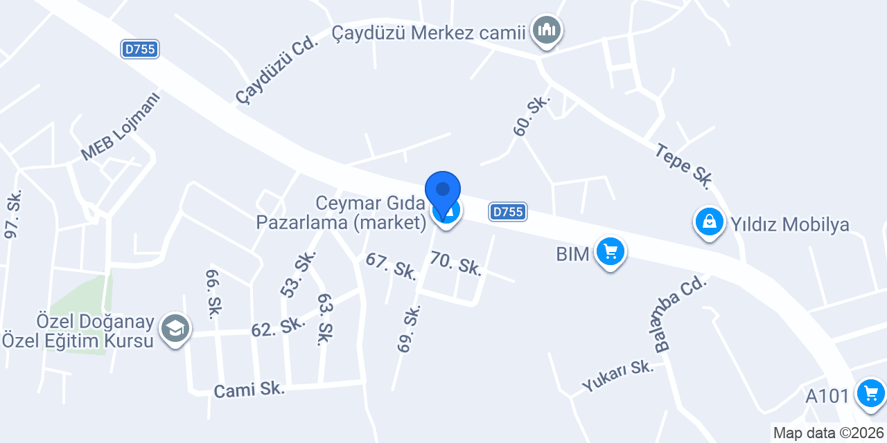 M Migros konumu