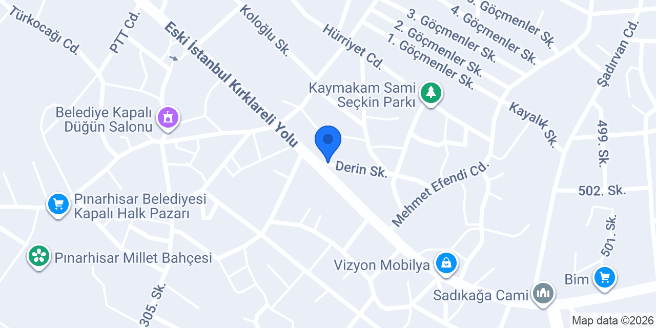 Meşhur sarıyer börekçisi konumu
