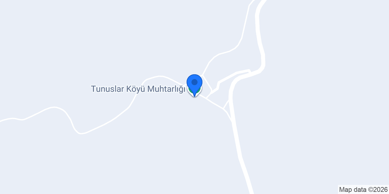 Tunuslar Köyü Muhtarlığı konumu