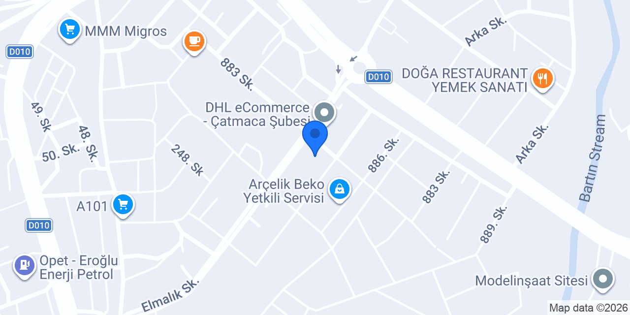 EVD Dijital Pazarlama Ajansı konumu