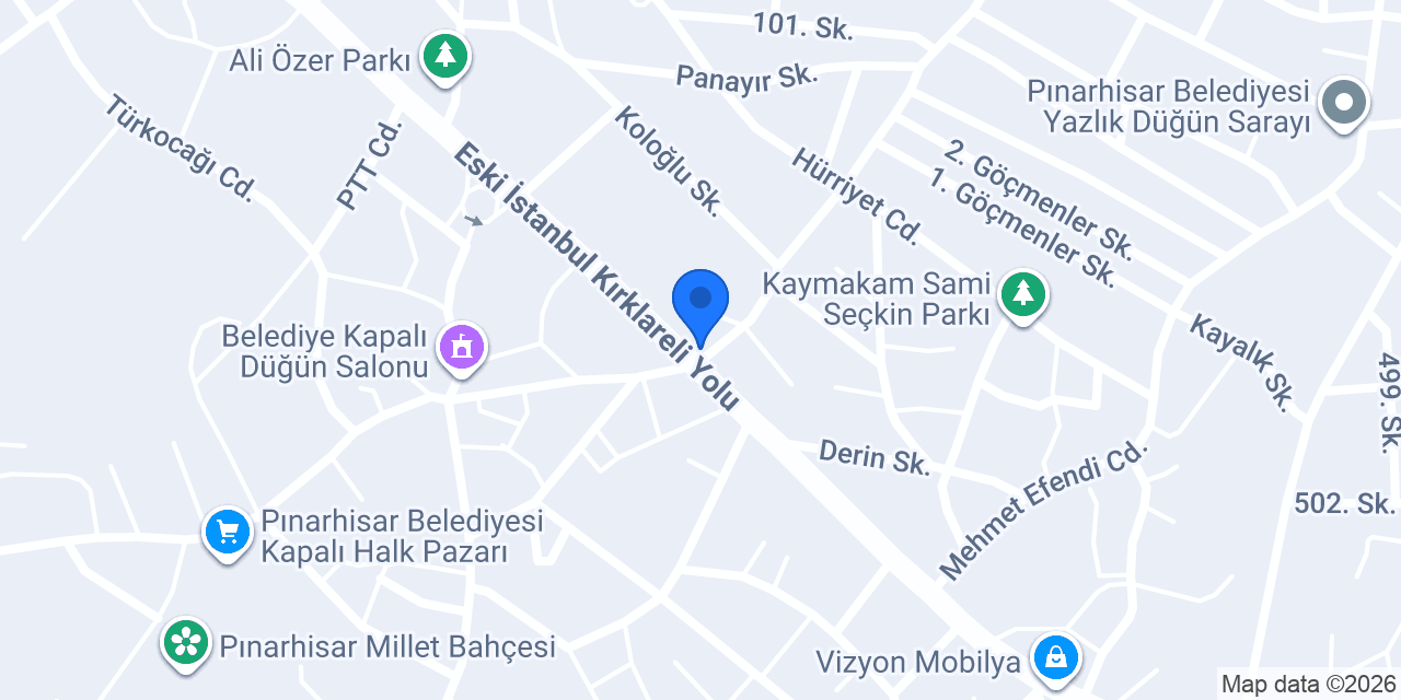 Çalış Izgara Salonu konumu