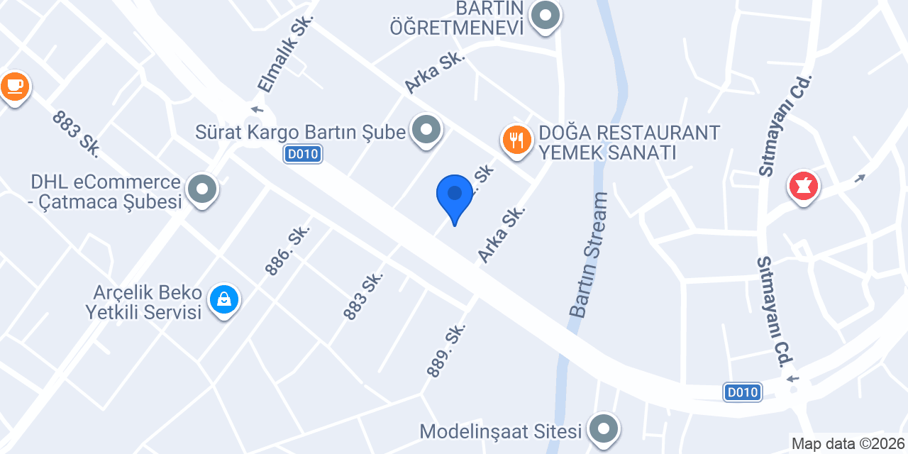 Emelce tasarım konumu