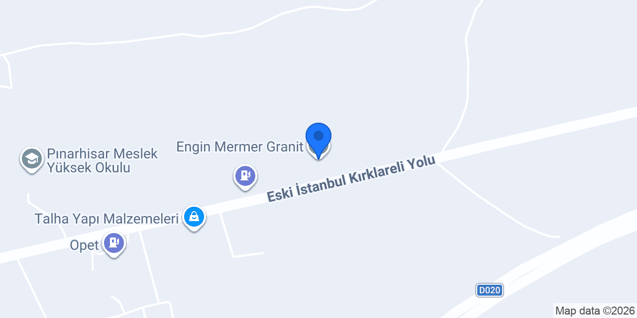 Engin Mermer Granit konumu