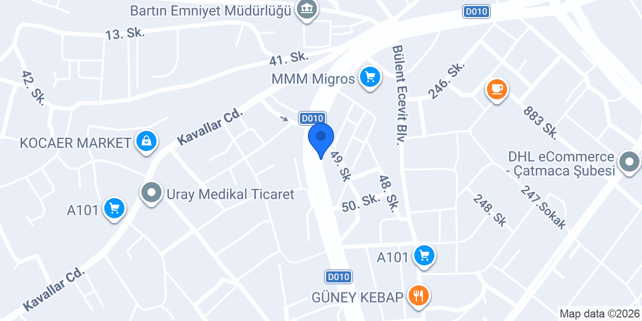 Kütahya Seramik Osmanlar Yapı konumu