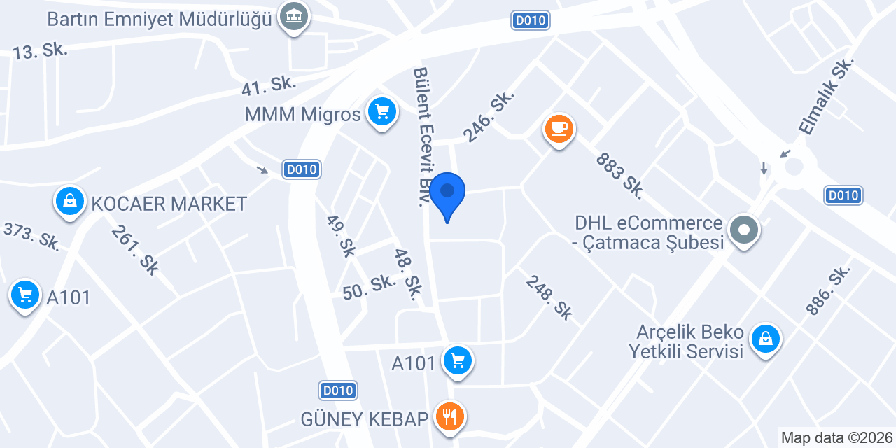 Kaya Pansiyon konumu