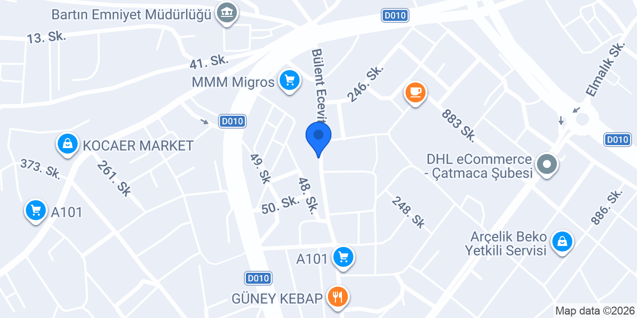 Suntek İlaçlama konumu