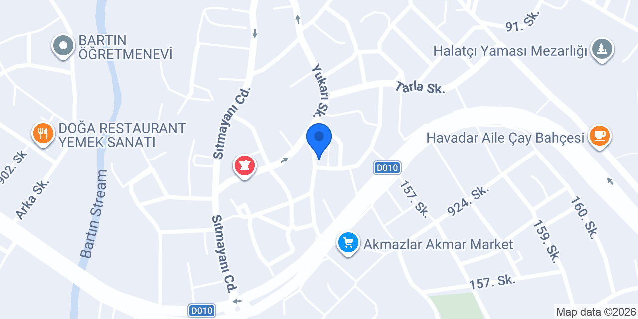 Bartın Cebir Özel Öğretim Kursu konumu