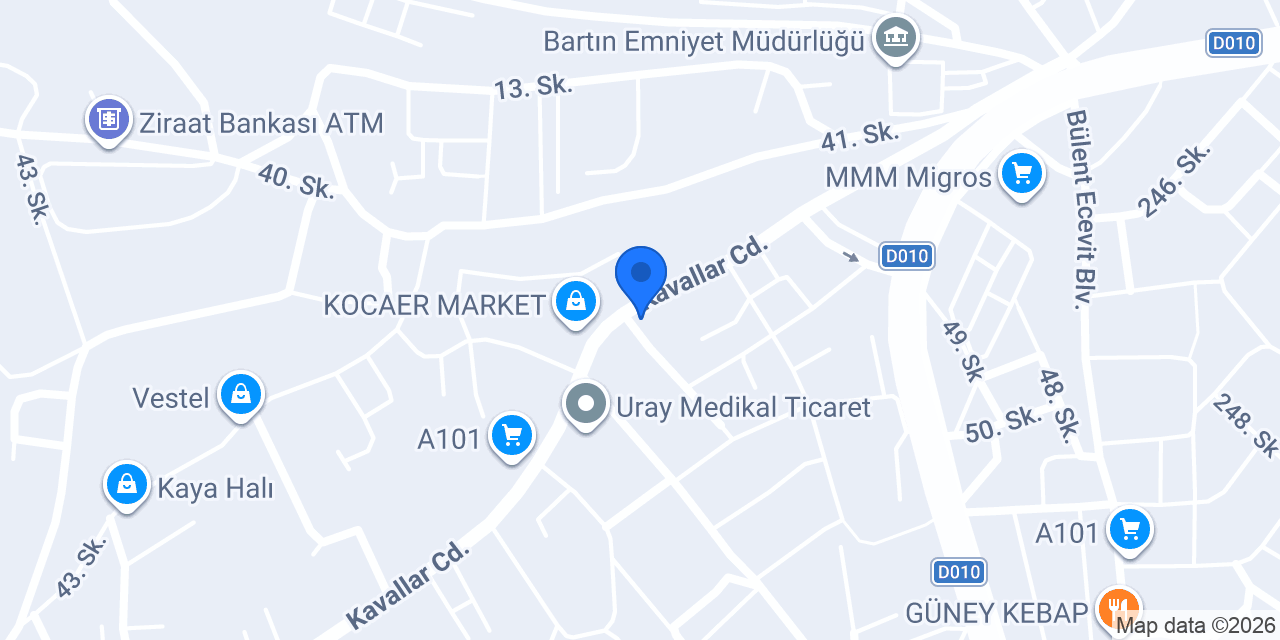 Karadayılar Barmet Mobilya konumu