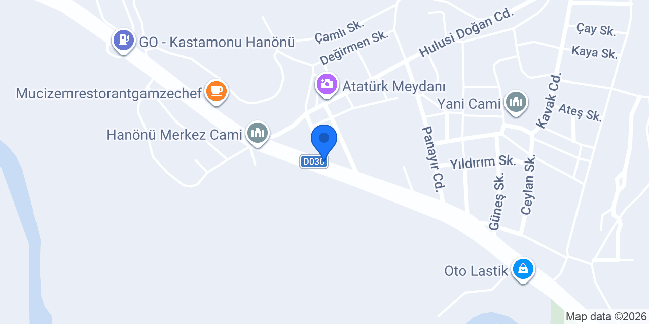 Hanönü Noterliği konumu