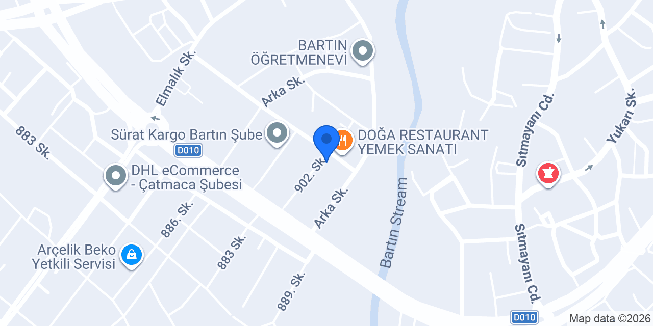 Dastini Bebe Market Bartın konumu