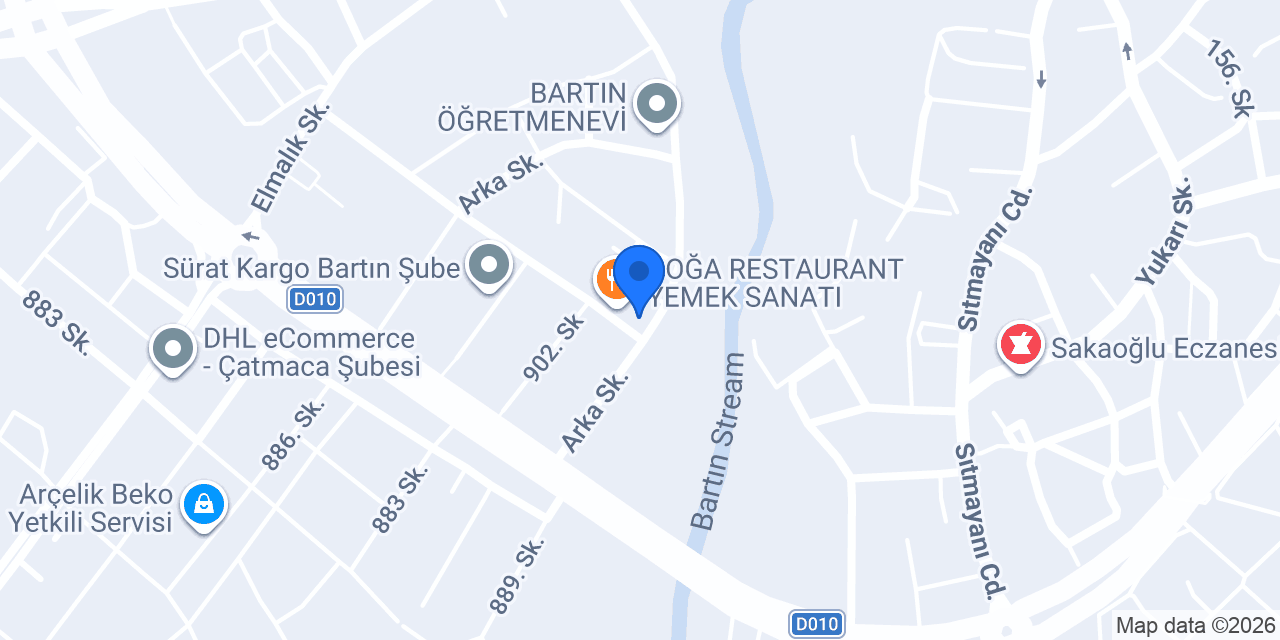 ŞEHZADE KÜNEFE KATMER -BARTIN konumu