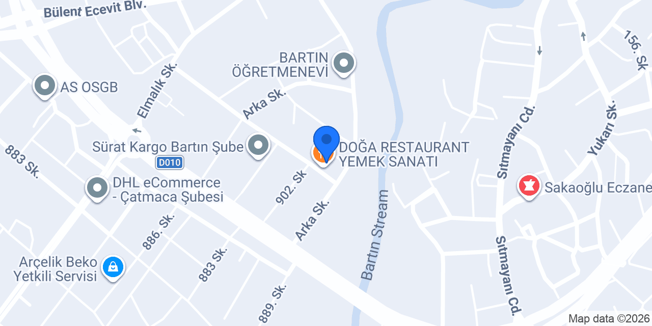 DOĞA RESTAURANT YEMEK SANATI konumu